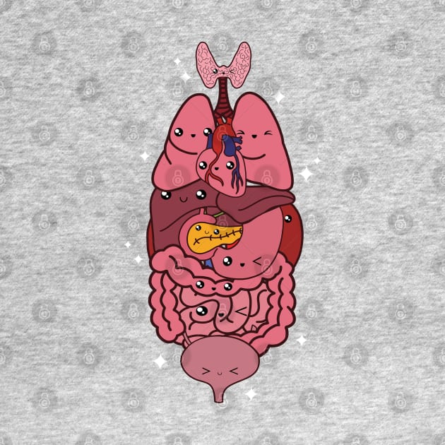 Kawaii Medical Anatomy Organs by lulubee